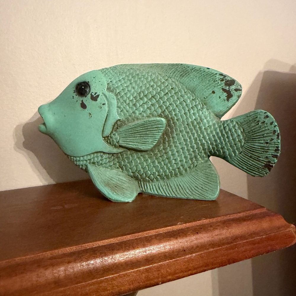 Decorative Fish Figurine - Green